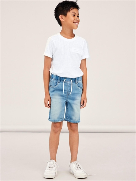 NAME IT Denim Jogger Shorts Ryan Light Blue